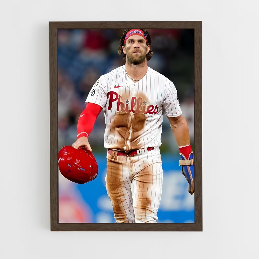 Poster Bryce en Action – affiche Baseball (vue 5)